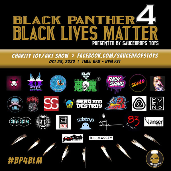 Black Panther 4 Black Lives Matter Art Charity Show